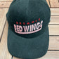 Detroit Red Wings Embroidered Graphic Hat | Snap Back | Vintage 1990s NHL Hockey Black Cap |