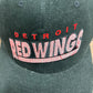 Detroit Red Wings Embroidered Graphic Hat | Snap Back | Vintage 1990s NHL Hockey Black Cap |