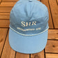 SHR Enterprises Ltd Graphic Hat | Strap Back | Vintage 1990s Promotional Blue Cap |