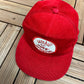 Barnhill Shenandoah Graphic Hat | Adjustable With Snap Back | Vintage Corduroy Promotional Red Cap |