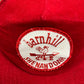 Barnhill Shenandoah Graphic Hat | Adjustable With Snap Back | Vintage Corduroy Promotional Red Cap |