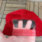 Barnhill Shenandoah Graphic Hat | Adjustable With Snap Back | Vintage Corduroy Promotional Red Cap |