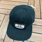 Glow Visions Patch Graphic Hat | Strap Back | Vintage 1990s Otto Glow Promotional Black Cap |