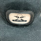 Glow Visions Patch Graphic Hat | Strap Back | Vintage 1990s Otto Glow Promotional Black Cap |