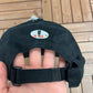 Glow Visions Patch Graphic Hat | Strap Back | Vintage 1990s Otto Glow Promotional Black Cap |