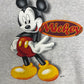 Mickey Mouse Disney Graphic Crewneck | Size Large | Vintage 1990s Promotional Cartoon Grey Sweatshirt |