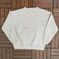 Mickey Mouse Disney Graphic Crewneck | Size Large | Vintage 1990s Promotional Cartoon Grey Sweatshirt |