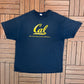 Cal Golden Bears Graphic Tee | Size X-Large | Vintage 2000s College Blue T-Shirt |