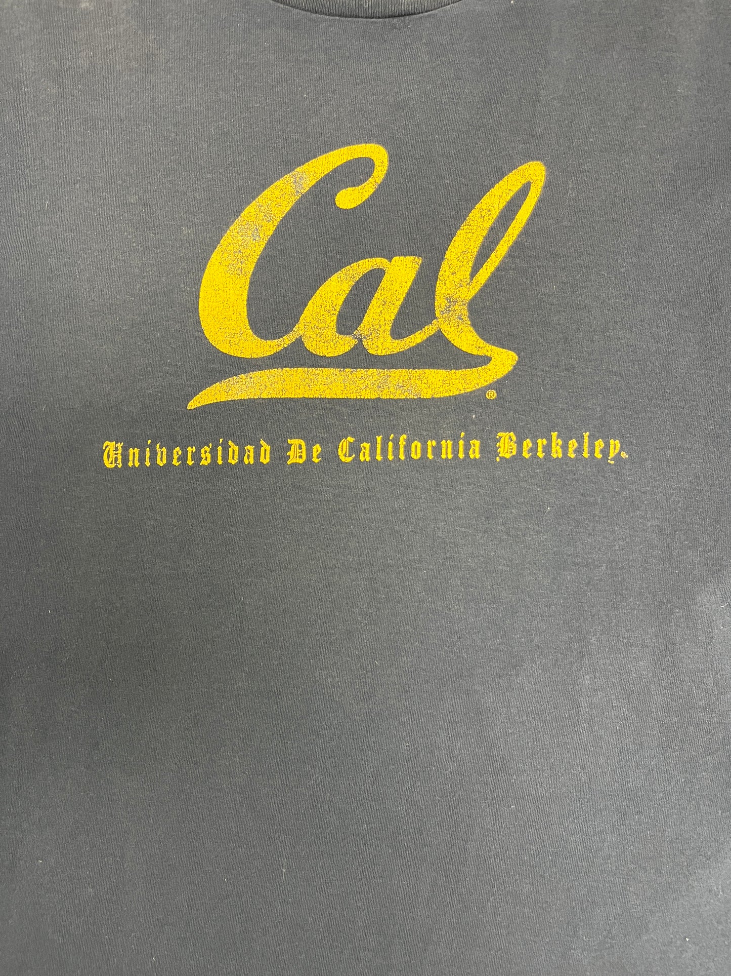 Cal Golden Bears Graphic Tee | Size X-Large | Vintage 2000s College Blue T-Shirt |