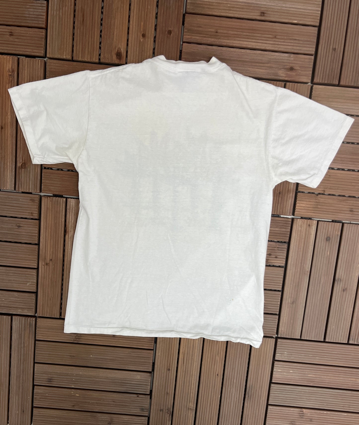 Kona, Hawaii Graphic Tee | Size Medium | Vintage 1990s Single Stitch Promotional Tourist White T-Shirt | Free Shipping to USA |