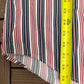 Tommy Hilfiger Striped Button Down Tee | Size X-Large | Vintage 2000s Casual Button Down Red & Blue Work Shirt | Free Shipping to USA |