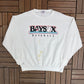 Bowie Baysox Baseball Graphic Crewneck | Size XX-Large | Vintage 1990s MiLB Baseball White Sweater | Made in USA |
