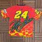 Jeff Gordon Dupont Automotive Finishes Racing NASCAR Graphic Tee | Size Large | Vintage 2000s Racing Red T-Shirt |