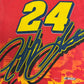 Jeff Gordon Dupont Automotive Finishes Racing NASCAR Graphic Tee | Size Large | Vintage 2000s Racing Red T-Shirt |