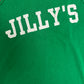 Jilly's Pizza Express Graphic Tee | Size Large | Vintage 1990s Single Stitch Green Tank Top T-Shirt |