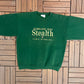 Dairyland Seeds Stealth Corn Hybrid Graphic Crewneck | Size Large | Vintage 1990s Promotional Green Sweater | Free Shipping to USA |