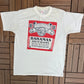Bahamas King Of Beaches Graphic Tee | Size X-Large | Vintage 1990s Tourist Alcohol Spoof White T-Shirt | Free Shipping to USA|
