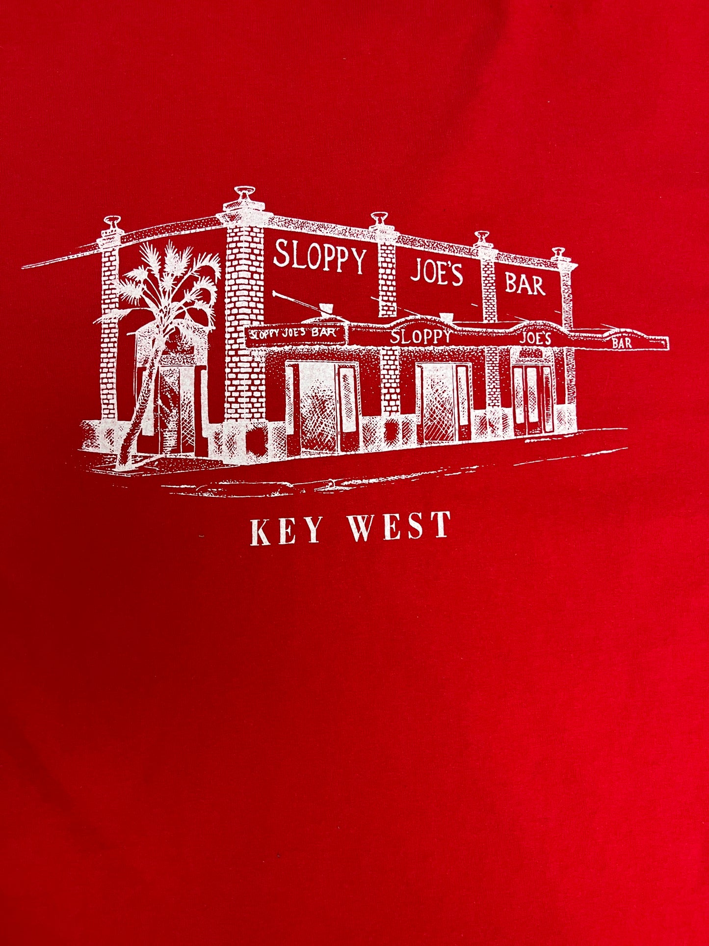 Sloppy Joe's Key West Graphic Tee | Size XX-Large | Vintage 1990s Single Stitch Promotional T-Shirt |
