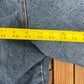 Saddle King Western by Key Blanket Denim Jacket | Size 48 / X-Large | Vintage 1990s Dark Blue Branded Jean Jacket |