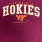 Virginia Tech Hokies Graphic Tee | Size Medium | Vintage 2000s College Sports Red T-Shirt | Free Shipping to USA |