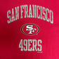 San Francisco 49ers Graphic Tee | Size X-Large | Vintage 1990s NFL Football Single Stitch Red T-Shirt |