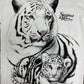 Siegfried & Roy's The Mirage Graphic Tee | One Size Fits All | Vintage 2000s Promotional Big Print White T-Shirt |