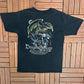 Motorcycle Dragon Slayer Graphic Tee | Size Large | Vintage 2000s Motorcycle Biker Black T-Shirt | Free Shipping to USA |