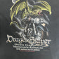 Motorcycle Dragon Slayer Graphic Tee | Size Large | Vintage 2000s Motorcycle Biker Black T-Shirt | Free Shipping to USA |