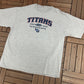 Tennessee Titans Football Graphic Tee | Size XX-Large | Vintage 2000 NFL Football Grey T-Shirt |