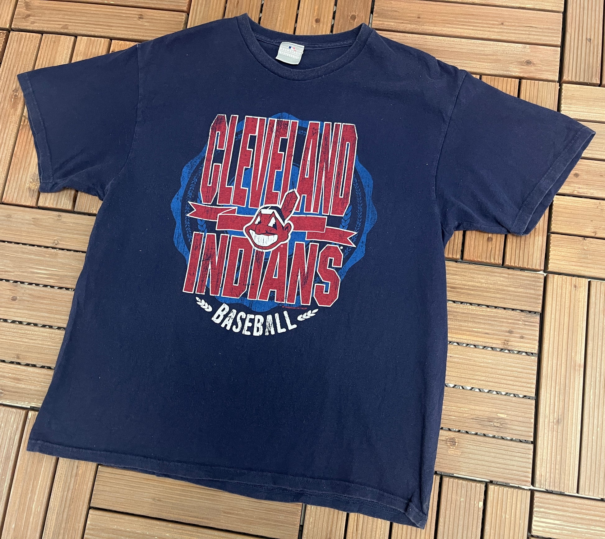 Vintage Cleveland Indians Central Division Champs T-Shirt Size XL 1998 90s  MLB