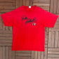 Dale Earnhardt NASCAR Graphic Tee | Size X-Large | Vintage 2000s NASCAR Racing Red T-Shirt |
