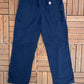 Carhartt Side Pocket Workwear Pants | Size Medium | Vintage 2000s Branded Carhartt Navy Blue Trousers | Free Shipping to USA |