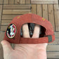 Florida State Seminoles Embroidered Graphic Hat | Metal Clasp | Vintage 1990s College Red Cap |