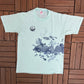 Cedam Internationl Scuba Diving Graphic Tee | Size Large | Vintage 1980s Promotional Blue T-Shirt | Made in USA | Free Shipping to USA |