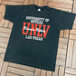 University of Nevada Las Vegas Runnin' Rebels Graphic Tee | Size X-Large |Vintage 1990s College Single Stitch Black T-Shirt |