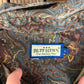 Ruff Hewn Animal Abstract Button Down | Size Large | Vintage 1990s Made in Canada Brown Button Down | Free Shipping to USA |