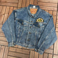 Harley Owners Group Levi Strauss & Co 70598-4891 Denim Jacket | Size Small | Vintage 1990s Blue Jean Trucker Jacket |