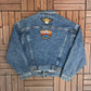 Harley Owners Group Levi Strauss & Co 70598-4891 Denim Jacket | Size Small | Vintage 1990s Blue Jean Trucker Jacket |