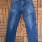 Dickies Medium Blue Denim Jeans | Size 32 x 32 | Vintage 2000s Branded Dickies Denim Medium Blue Jeans | Free Shipping to USA |