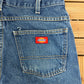 Dickies Medium Blue Denim Jeans | Size 32 x 32 | Vintage 2000s Branded Dickies Denim Medium Blue Jeans | Free Shipping to USA |