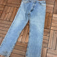 Levi Strauss & Co 505 Regular Fit Denim Jeans | Size 36 x 32 | Vintage 2000s Levi's Medium Blue Jeans | Made in USA |