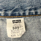 Levi Strauss & Co 505 Regular Fit Denim Jeans | Size 36 x 32 | Vintage 2000s Levi's Medium Blue Jeans | Made in USA |