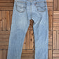 Levi Strauss & Co 505 Regular Fit Denim Jeans | Size 36 x 32 | Vintage 2000s Levi's Medium Blue Jeans | Made in USA |