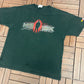 Kevin Harvick Face the Race Graphic Tee | Size XX-Large | Vintage 2000s NASCAR Racing Black T-Shirt |