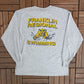 Franklin Regional Panthers Swimming Graphic Tee | Size X-Large | Vintage 2000s High School Grey T-Shirt |