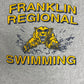 Franklin Regional Panthers Swimming Graphic Tee | Size X-Large | Vintage 2000s High School Grey T-Shirt |