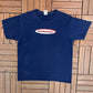 Schwinn Bicycle Company Graphic Tee | Size X-Large | Vintage 2000s Promotional Blue T-Shirt |