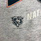 Chicago Bears Graphic Crewneck Tee | Size Large | Vintage 1990s NFL Football Grey Sweater |
