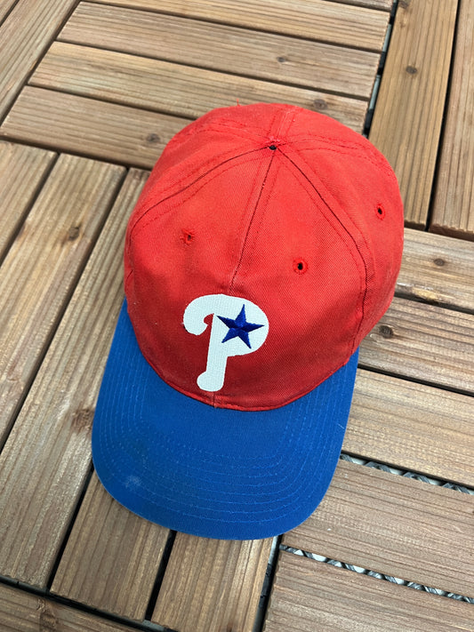 Philadelphia Phillies Embroidered Hat | Adjustable With Snap Back | Vintage 1990s MLB Baseball Red Cap | Free Shipping to USA |