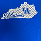 University of Kentucky Wildcats Graphic Tee | Size X-Large | Vintage 2000s College Sports Blue T-Shirt |